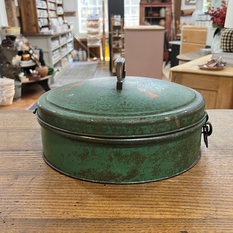 Vintage German Round Bread Box