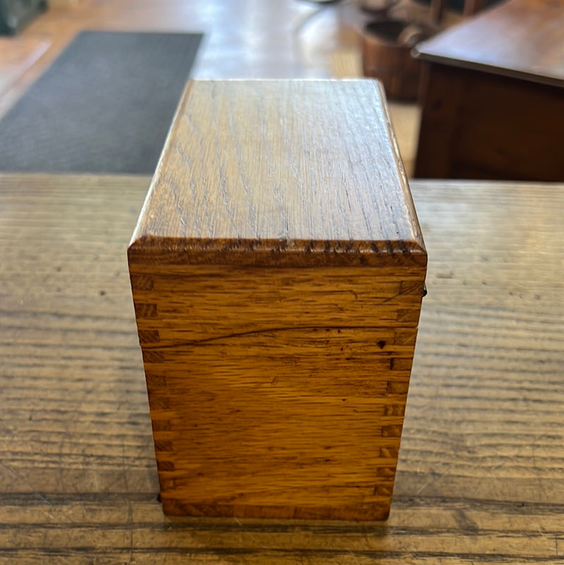 Vintage Recipe Wooden Box