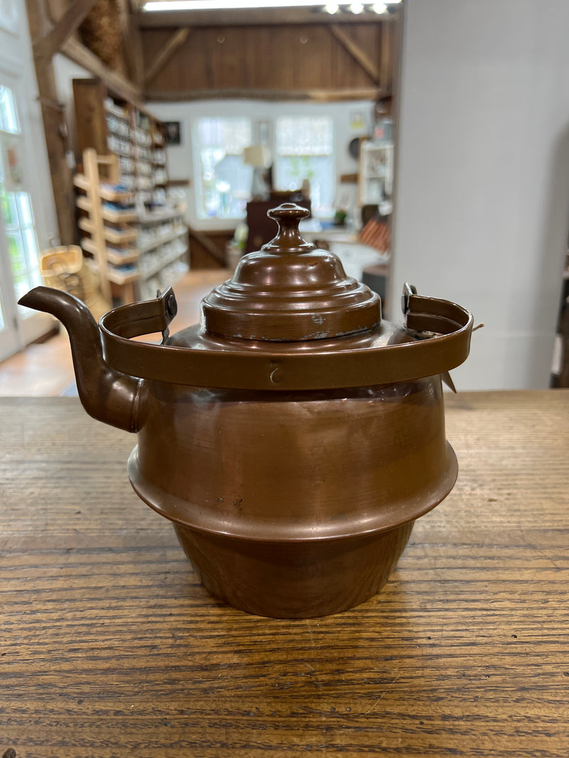 Vintage No. 2 Copper Tea Kettle