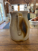 Antique Stoneware Salt Glazed 9” Tall Water Pitcher