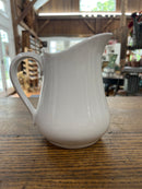 Vintage White Pitcher