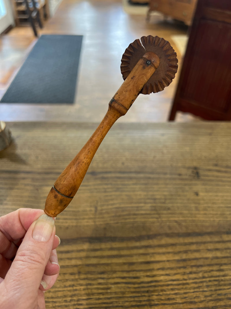 Antique Wooden Pie/Pastry Crimper