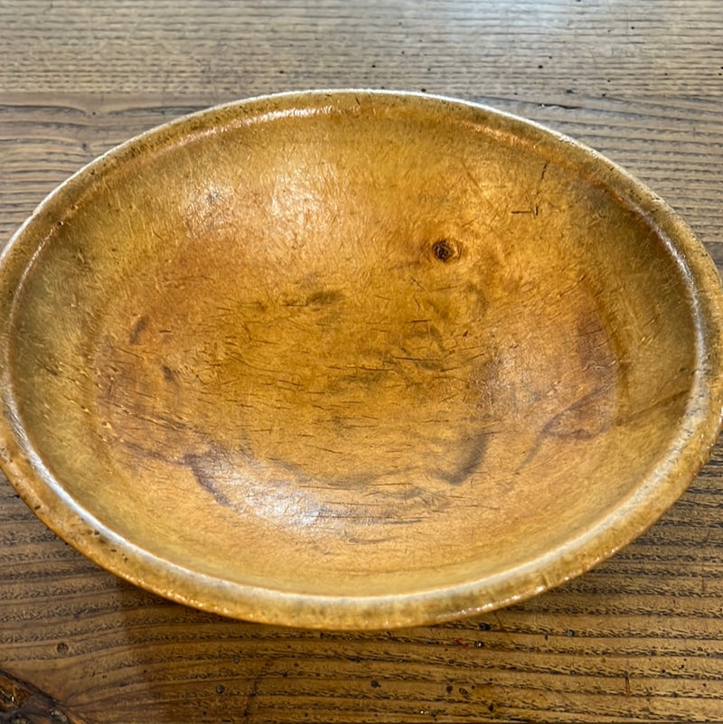 Vintage 11” Wooden Bowl