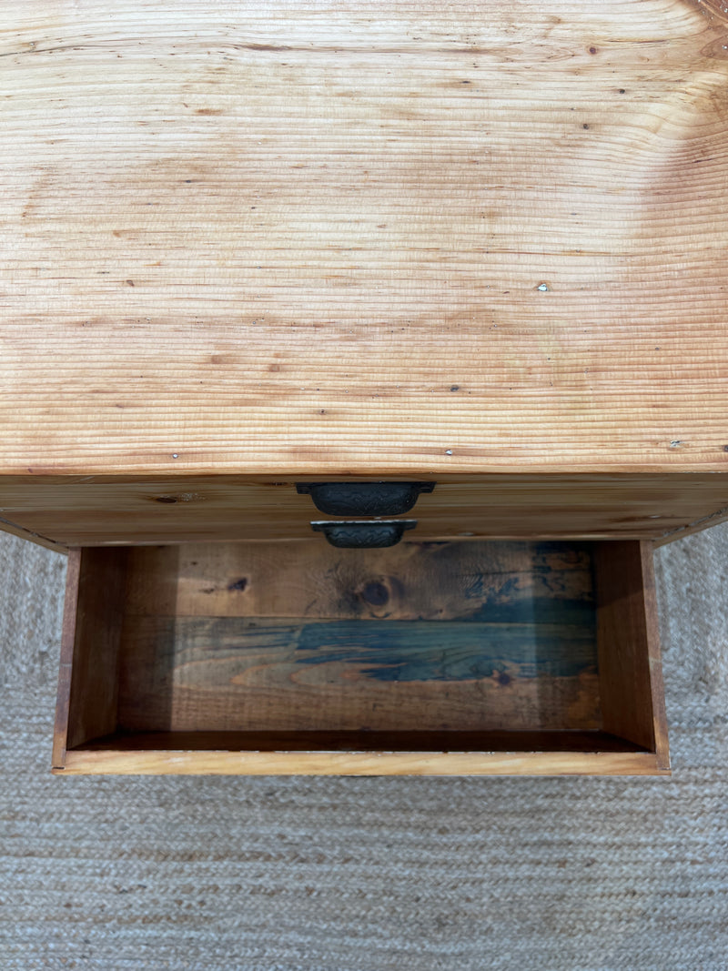 Primitive Four Drawer Pine Chest