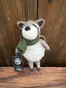 Handmade Wool Felt Forest Animal Ornament, 4 Styles