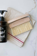 Mini Broom and Dustpan Set: Sisal- white