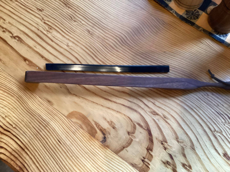 Handcrafted Black Walnut Bread Knife