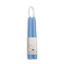 Beeswax Taper Candles – Dripless & Handmade in USA: Sky Blue / 8"
