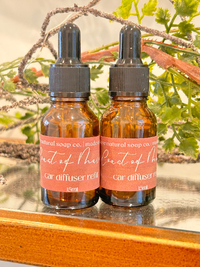 Diffuser Oil Refill | Car & Home Diffuser Refill : Leather + Cedar