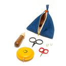 Denim Pyramid Pouch