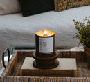 Pumpkin Bliss Wood Wick Candle, Rustic Farmhouse Fall Decor: 10oz