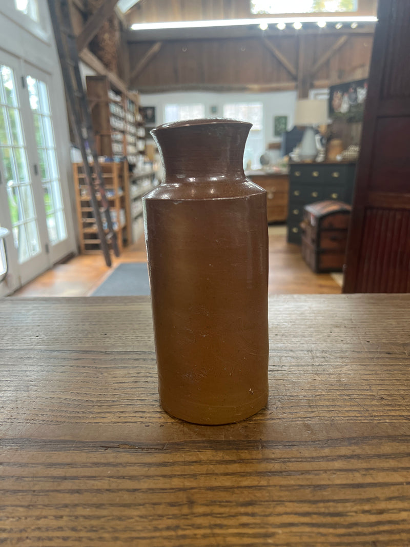 Antique Stoneware Refilling Ink Bottle