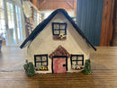 Vintage Pottery Cottage House Cookie/Biscuit Jar