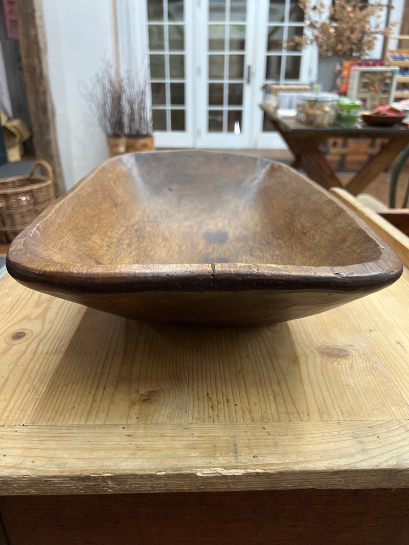 Antique Trencher Dough Bowl