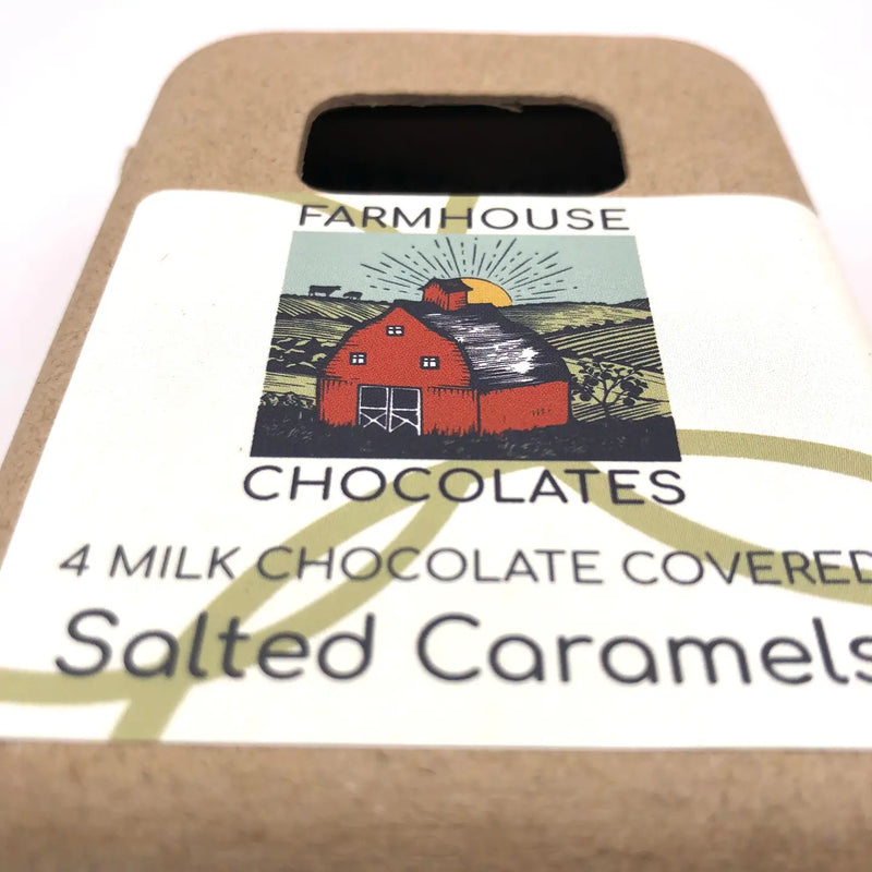 4 Piece Milk Chocolate Covered Salted Caramels