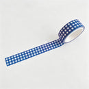 Plaid Pattern Washi Tape: Red / F