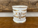 Antique KPM German Hand Gold Painted Shaving Mug