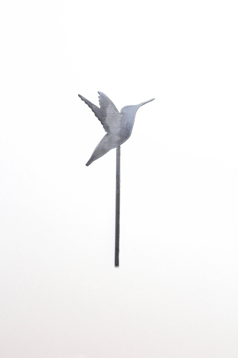 Happy Hummingbird Plant Stake