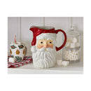 Santa Pitcher Multi Earthenware Christmas