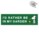 3P4 x Peanuts® - Snoopy Rather Be In My Garden Bumper Magnet
