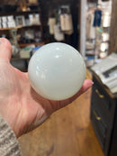 Vintage Hand Blown Milk Glass 4” Egg