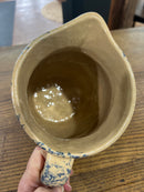 Vintage Robinson Ransbottom 2 QT Blue Spongeware Pitcher