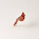 Red Cardinal Pin, Bird Wildlife Gifts, Red Spring Gift