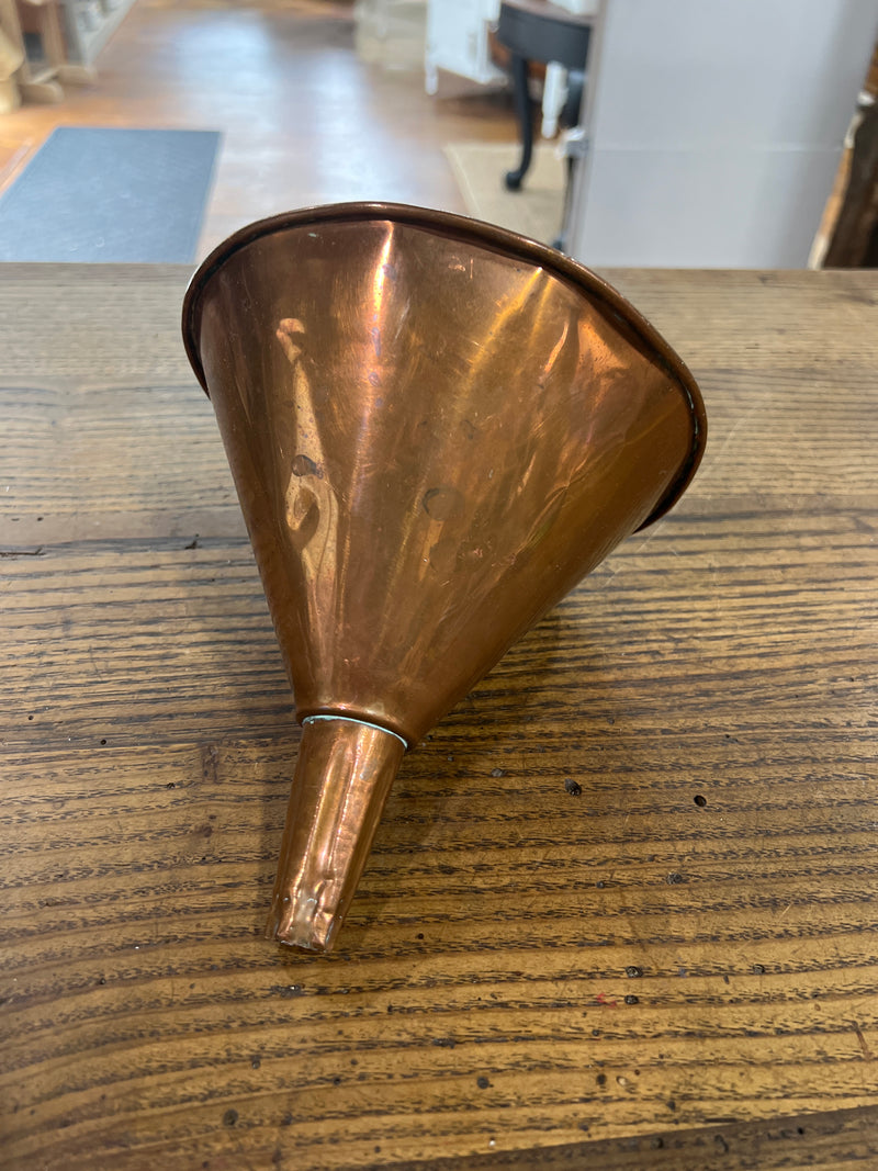 Vintage Copper Funnel