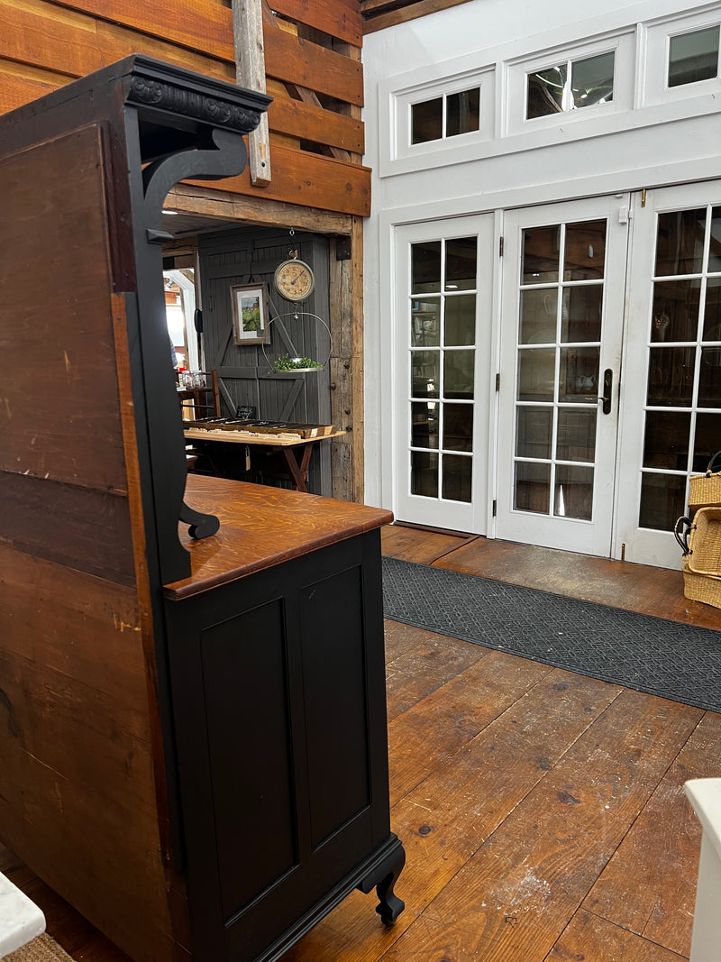 Antique Victorian Buffet/Sideboard with Beveled Mirror