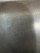 Vintage Schroth Hand Hammered Scalloped Pewter Bowl