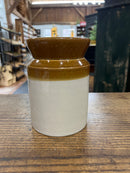 Vintage Stoneware Two Toned Crock