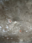 Vintage Galvanized Steel Handled Double Red Banded Bucket