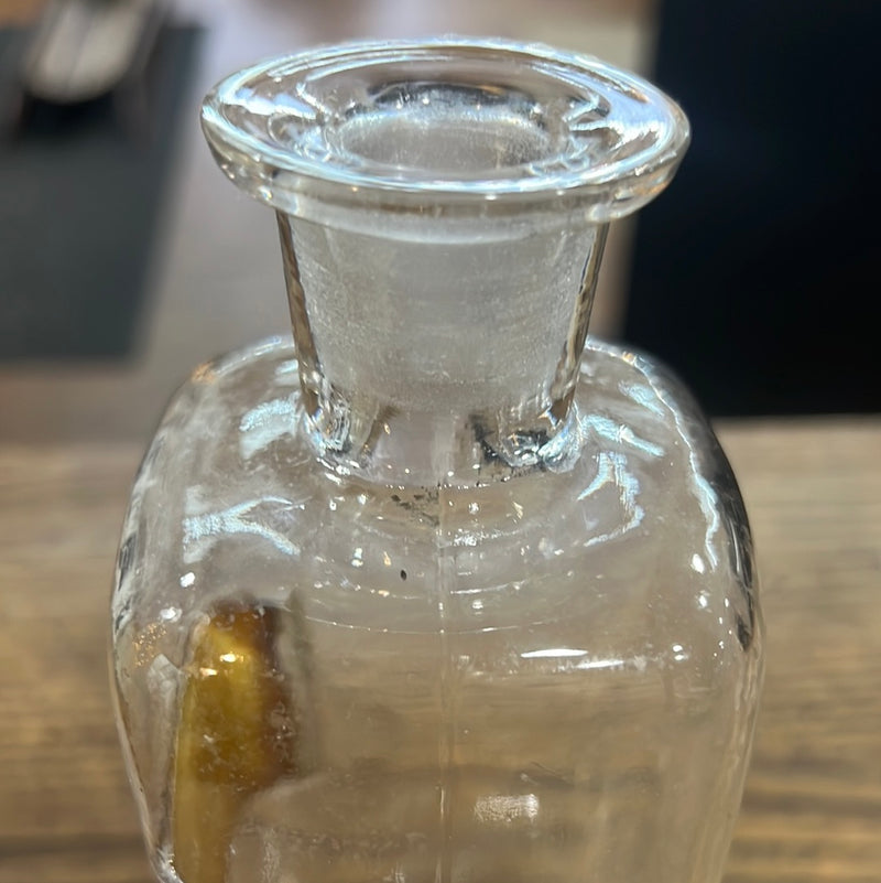 Antique Apothecary Glass Bottle TR. Opiicamph