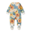 Sunflowers Sleep & Play: Mountain Blue / 0-3 Months
