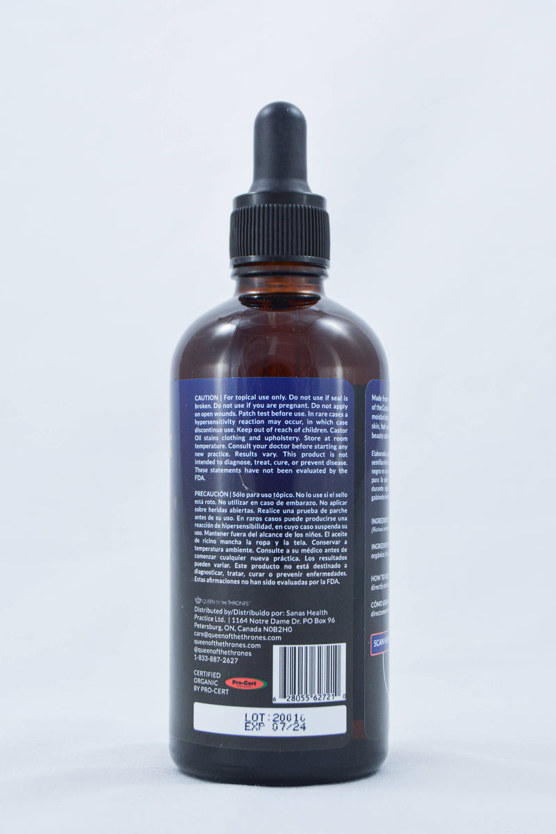 Organic Black Castor Oil 3.38oz