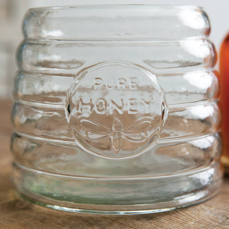 Honey Hive Glass Canister