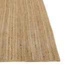 · REDEARTH · Rectangular Jute Area Rug 6'x9' Braided Natural: Natural / 6'x9'