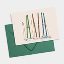 Vintage Skis - Box of 6 Note Cards