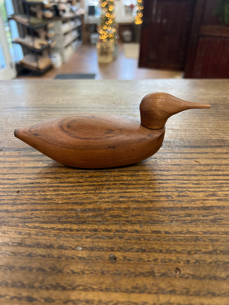 Vintage Wooden Small Duck