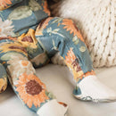 Sunflowers Sleep & Play: Mountain Blue / 3-6 Months