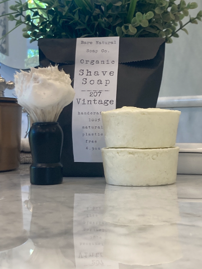 207 Vintage Shave Soap | Natural Shave Soap Puck Refill