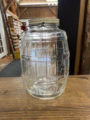 Vintage General Store Barrel Shaped Pickle Jar