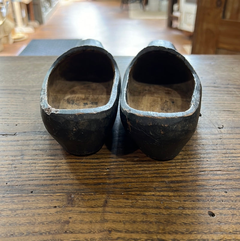 Vintage Pair of Scandinavian  Wooden Shoes/Clogs