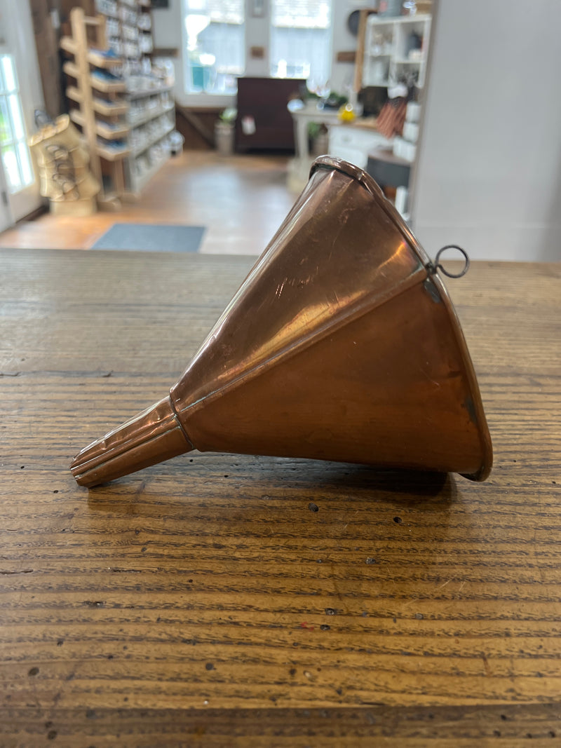 Vintage Copper Funnel