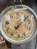 Vintage Phila Scoop + Scale MFG. Co. 30lb Double Face Produce Hanging Scale with Enamel Tray