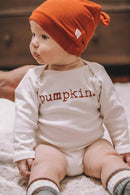 Pumpkin Organic Bodysuit Long Sleeve: 0-3M