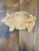 Vintage Pig Shaped Cutting Board