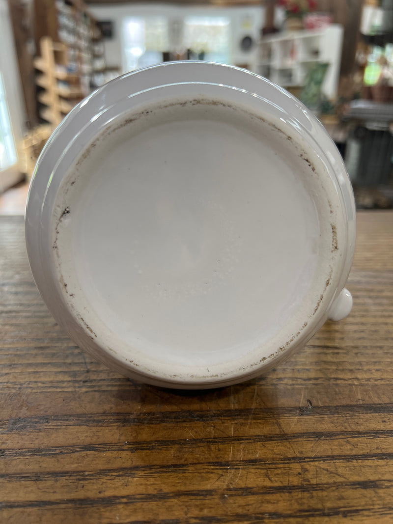 Vintage White Pitcher
