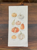 Pumpkin Type Tea Towel: Natural