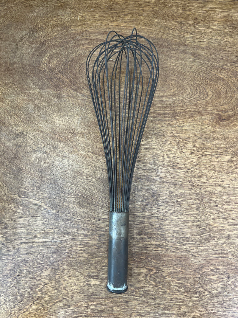 Vintage 13.5” French Wire Chef’s Balloon Whisk with Metal Handle